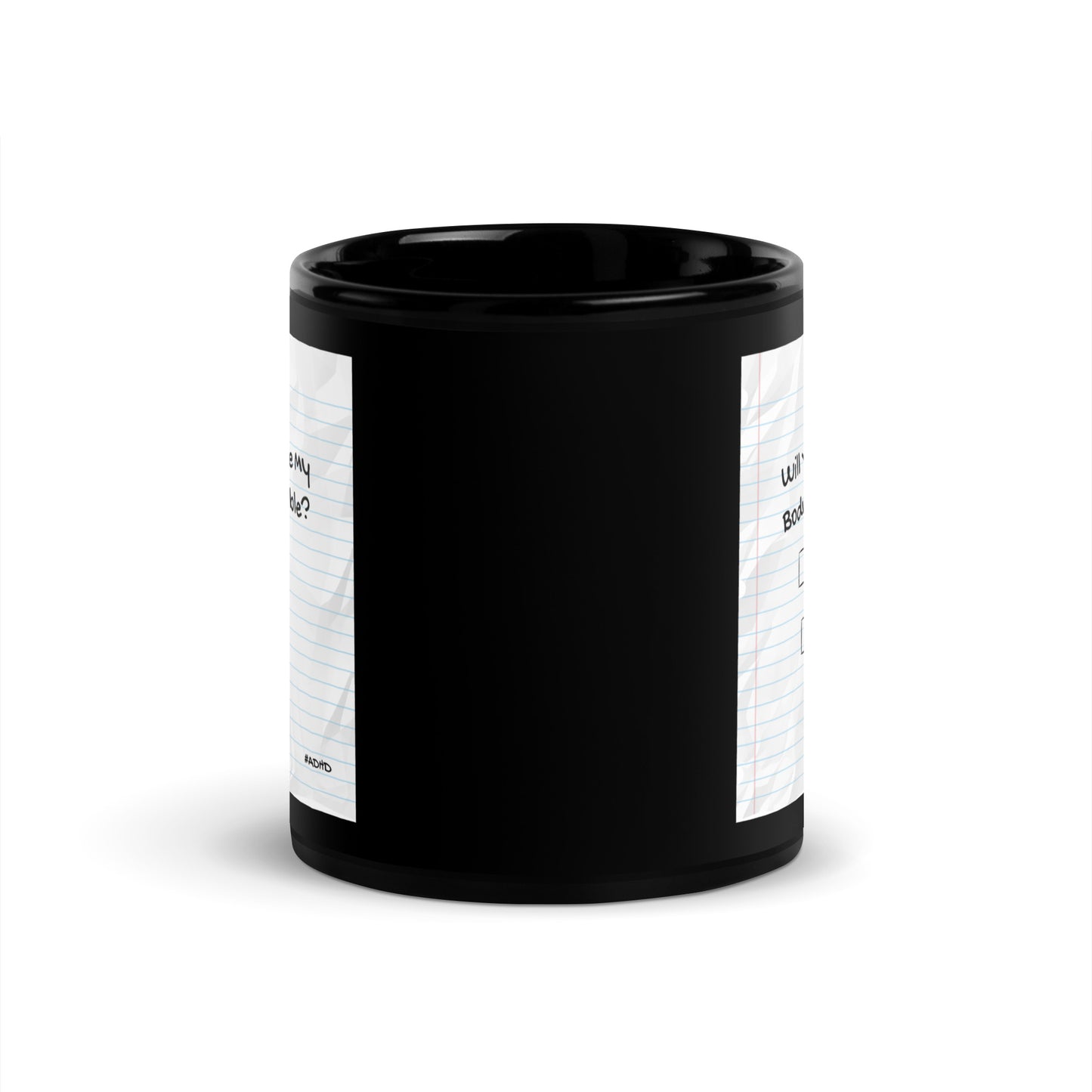 Black Glossy Mug