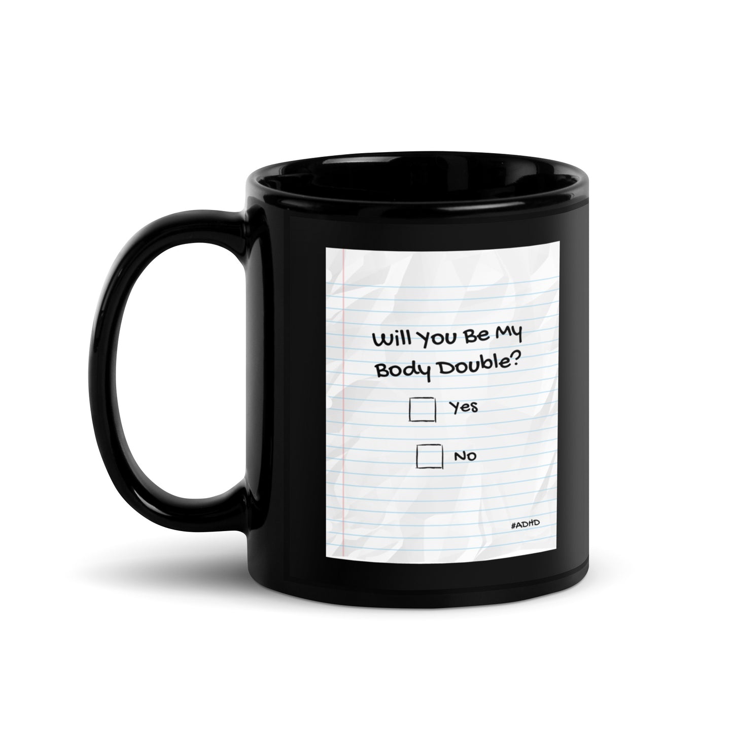 Black Glossy Mug