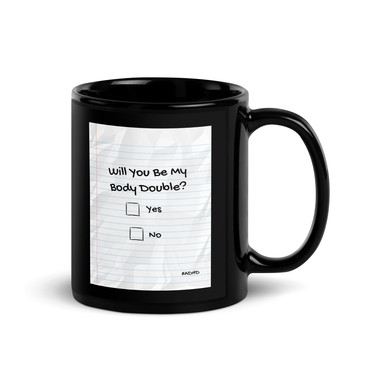 Black Glossy Mug