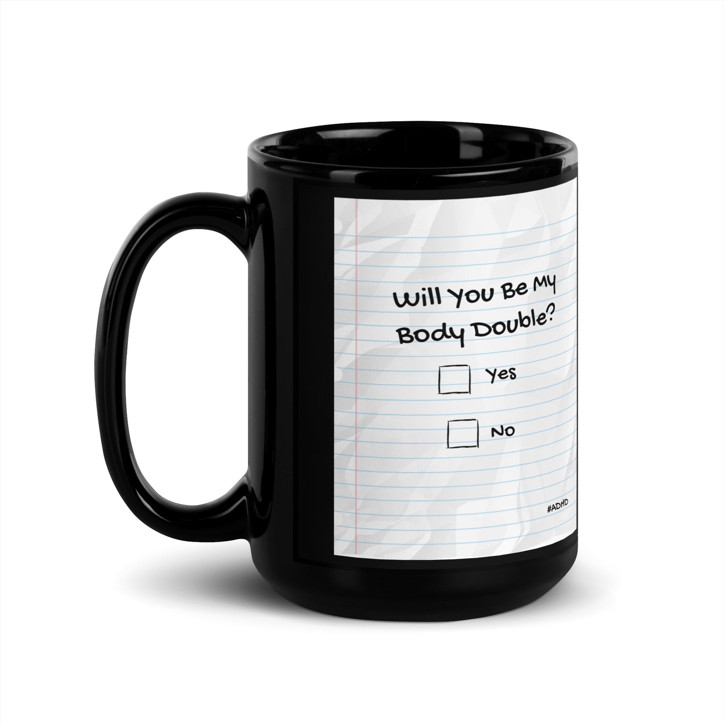 Black Glossy Mug